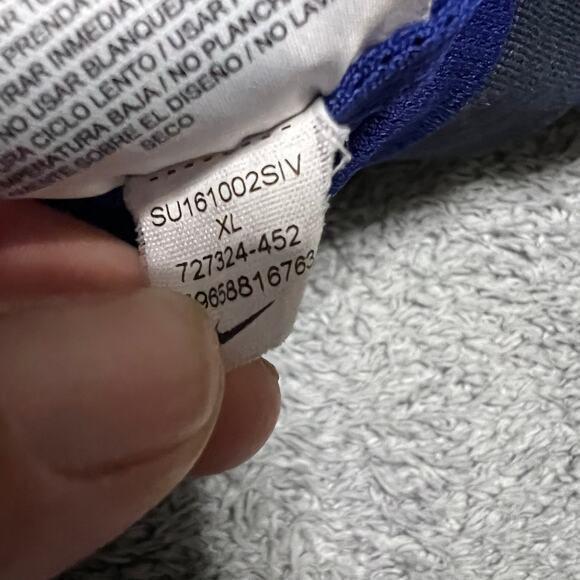 Nike Windrunner Jacket Mens XL Red Blue Full Zip Hooded 727324 - Picture 9 of 9